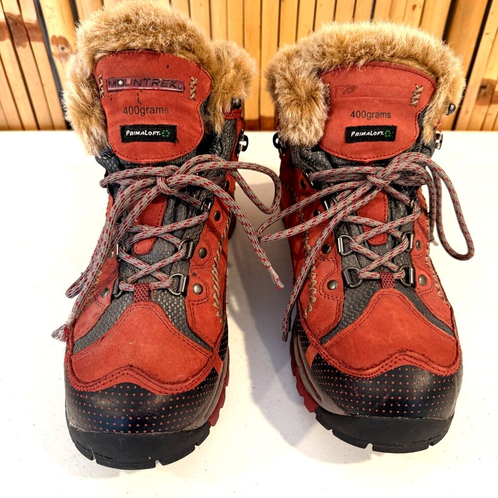 Mountrek Brook Path Mid Womens 9.5W Waterproof 400g Primaloft Boots HikingWinter
